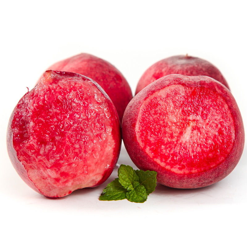 新鲜血桃现摘现发5斤红肉脆甜桃子农家正宗老树当季农产品水果 - 图3