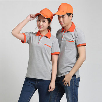 ຜ້າຝ້າຍ custom-sleeved custom printed logo T-shirt custom advertising shirt custom culture custom polo uniform pure