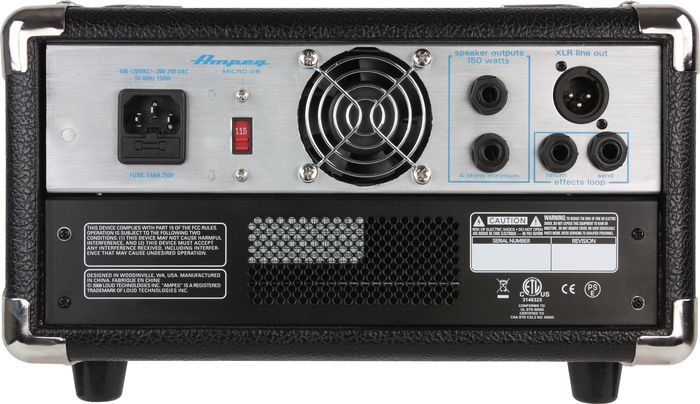 正品全新 安培Ampeg Micro-VR 200W BASS电贝司箱头行货全新现货 - 图0