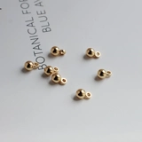 Позолоченный глянцевый браслет, серьги, 14 карат, золотой цвет, DIY