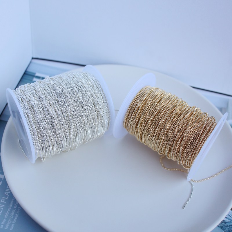 14K包金镀金包银珠珠链金珠豆豆链条DIY手工编绳绕线手链戒指配饰,淘宝优惠券,粉丝福利购,淘宝优惠卷