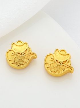 临兰合金包金镀金仿金古法串珠