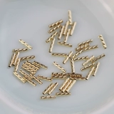 Высококачественный аксессуар, универсальные аксессуары ручной работы, 14 карат, золотой цвет, 1.5×7мм