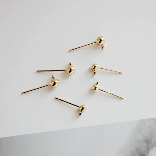 Серьги, аксессуар, 14 карат, золотой цвет, серебро 925 пробы, DIY