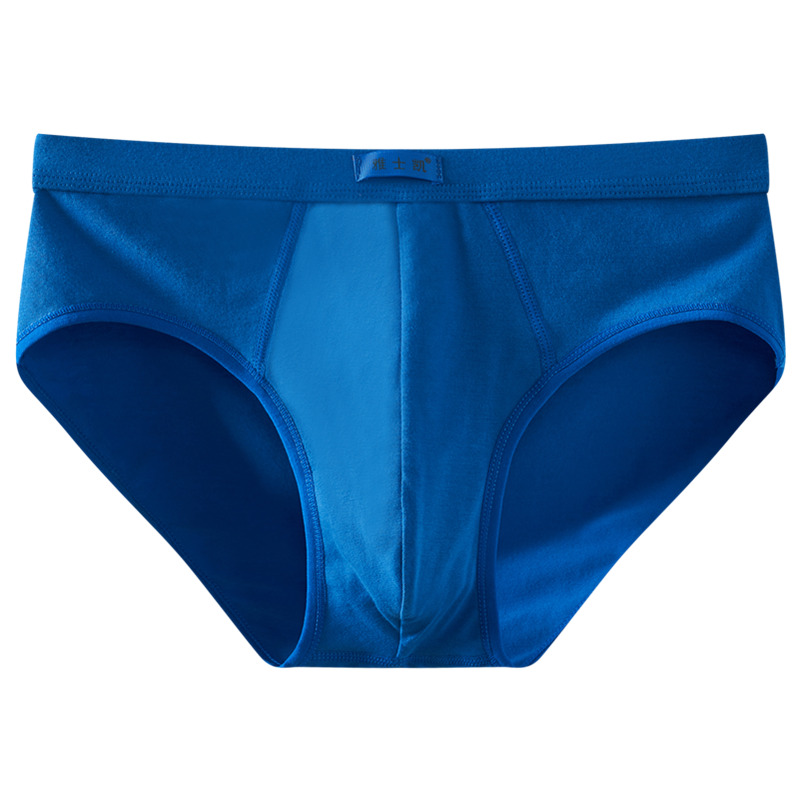 男士内裤男三角裤纯棉透气性感u凸中腰全棉底裤衩大码男生短裤头 - 图3