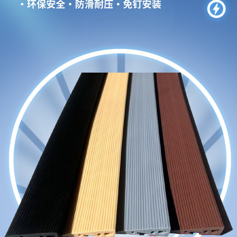 橡胶台阶垫斜坡垫踢脚防滑家用门槛垫室内扫地机器人门口斜坡板,淘宝优惠券,粉丝福利购,淘宝优惠卷
