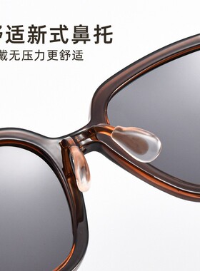 新款个性网红时尚高清偏光百搭墨镜女夏季防晒太阳镜男可配有度数