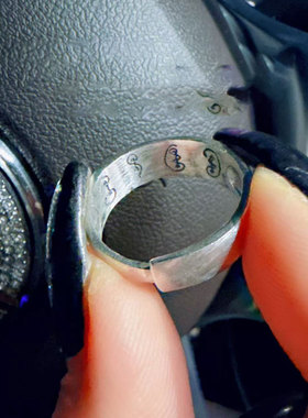 泰国佛牌 龙婆特权能戒指戒指 纯银戒指 新款