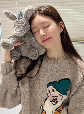 赵露思同款眼镜细款发箍女2024新款高级丹麦醋酸带齿防滑头箍头饰