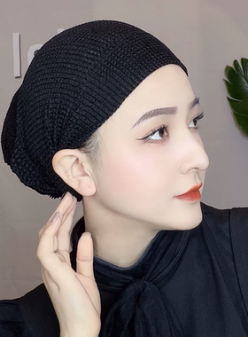 夏季网格透气女士帽遮白发帽