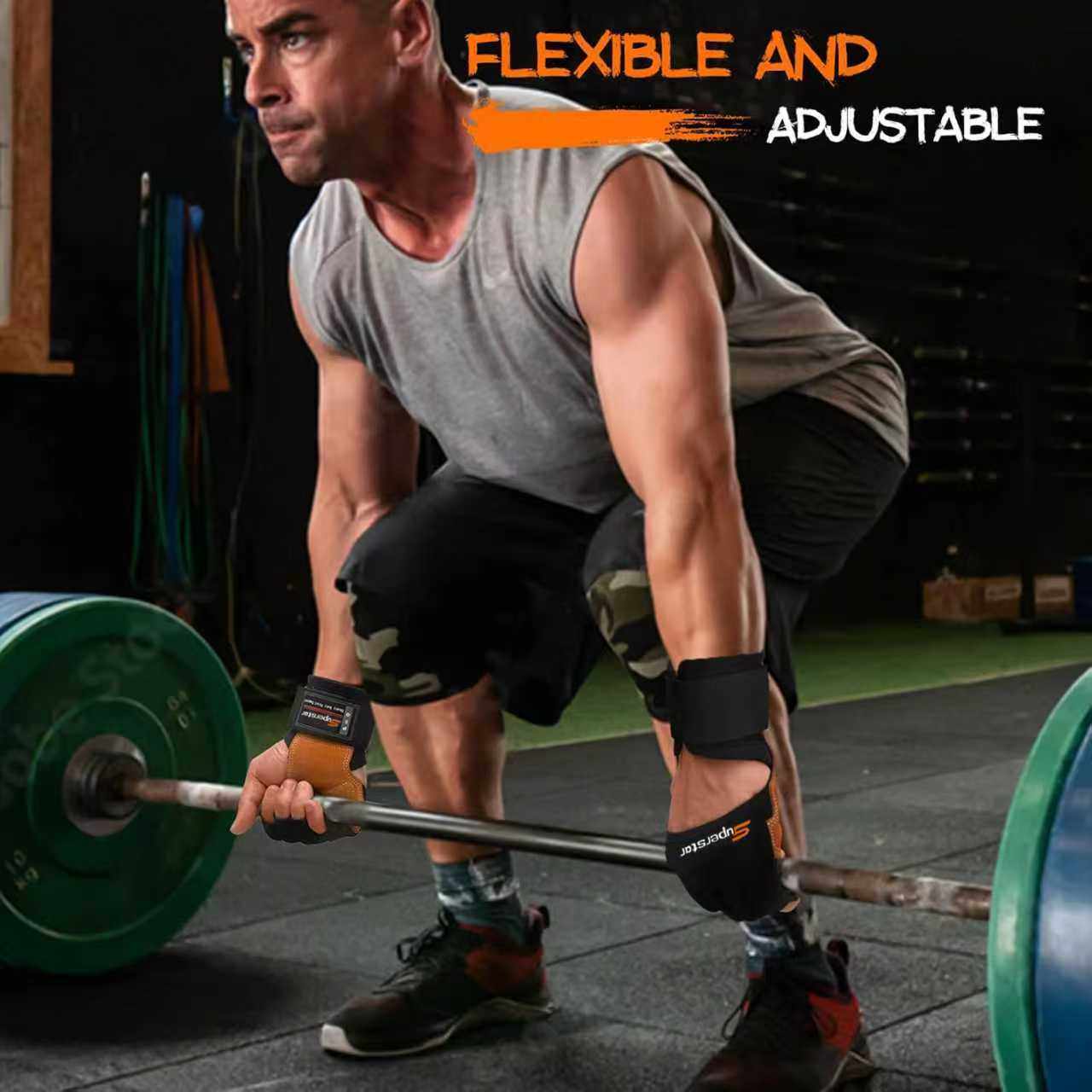 硬拉助力带牛皮健身手套引体向上单杠练背握力男女护掌护腕辅助带,淘宝优惠券,粉丝福利购,淘宝优惠卷