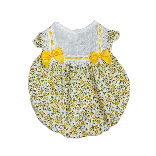 Mijia Pet Olde Spring и лето в новом стиле лук с цветочной тыквенной юбкой Тедди бишон медведь собака кошка тонкая одежда