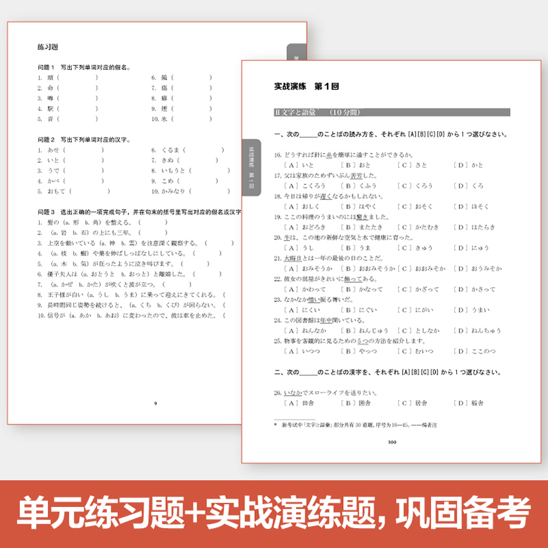 【备考2024】新大学日语四级六级考试指南与真题.考纲词汇.四六级翻译.作文.四级六级语法词汇精讲精练 考纲语法词汇 - 图3