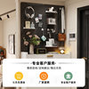Hole board wall wall storage rack dormitory display rack multi-functional hanging board study desk metal storage partition