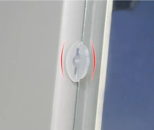 铁皮柜配件档案柜玻璃门卡子资料柜拖书架玻璃门窗固定玻璃卡扣 - 图1