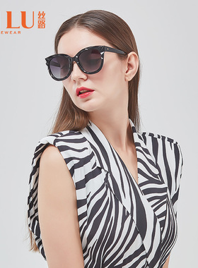 丝路个性风前卫长脸女士太阳镜