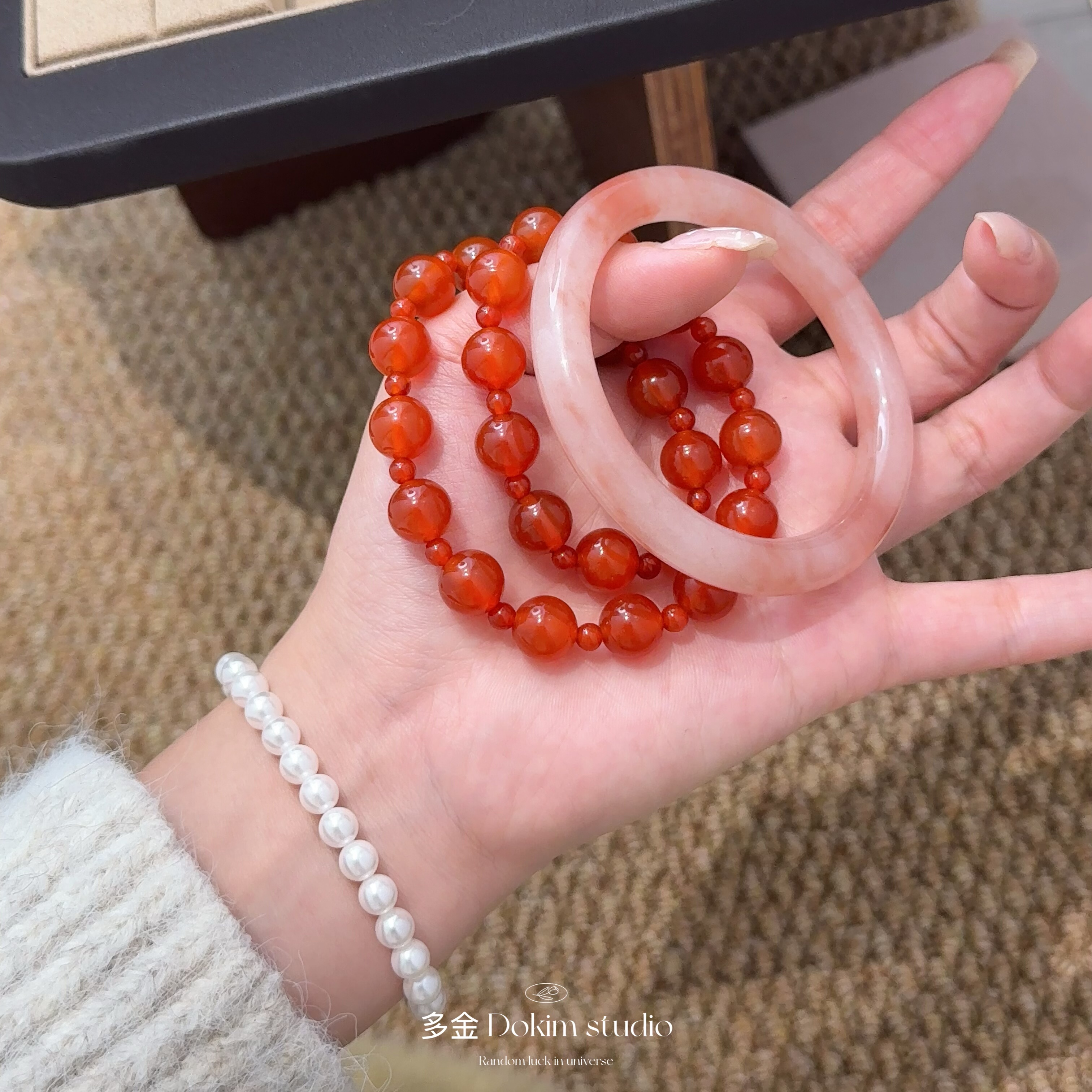 许妍妈咪同款天然红玛瑙手串女单圈双圈超显白本命年送礼闺蜜礼物,淘宝优惠券,粉丝福利购,淘宝优惠卷