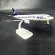 Boeing 737-800 Shandong Airlines static simulation civil aviation passenger aircraft model aircraft model with wheels and lights