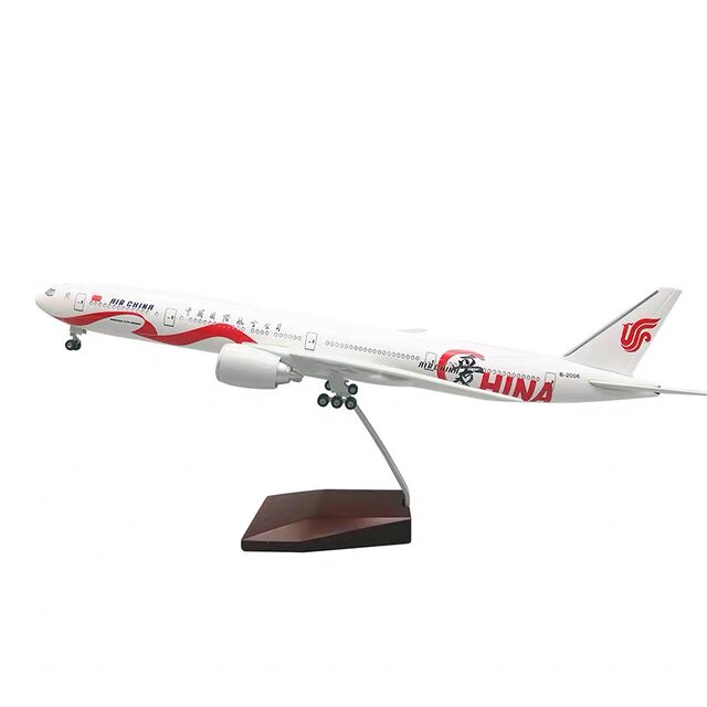 Boeing 777 alloy simulation aircraft model