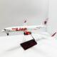 Simba Thai Lion Air 737 aircraft model with lights