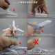 Alloy 20CM simulated passenger aircraft with landing gear wheels