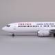 Simulated China Eastern Airlines 787 simulated passenger aircraft model with wheels and lights, gift