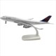 20cm Delta Air Lines B747 alloy with wheels