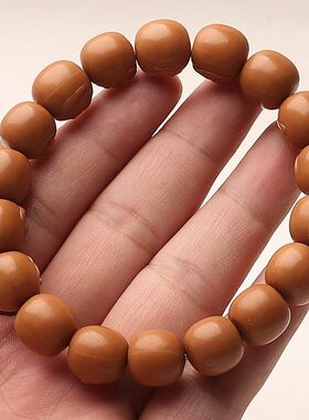 天然猴头核桃老型直切短圆雕刻无相佛文玩手串核桃成品光珠成品男