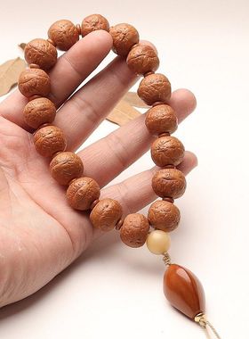 尼泊尔藏式凤眼菩提手串手持