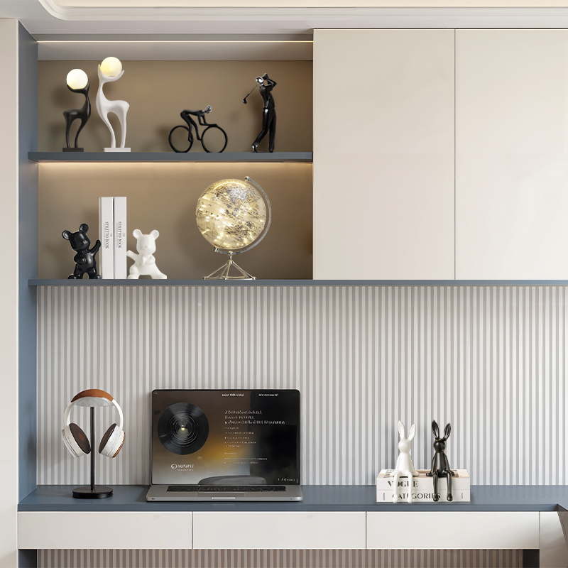 现代简约抽象人物艺术品摆件家居酒柜客厅玄关办公室装饰品摆件 - 图0