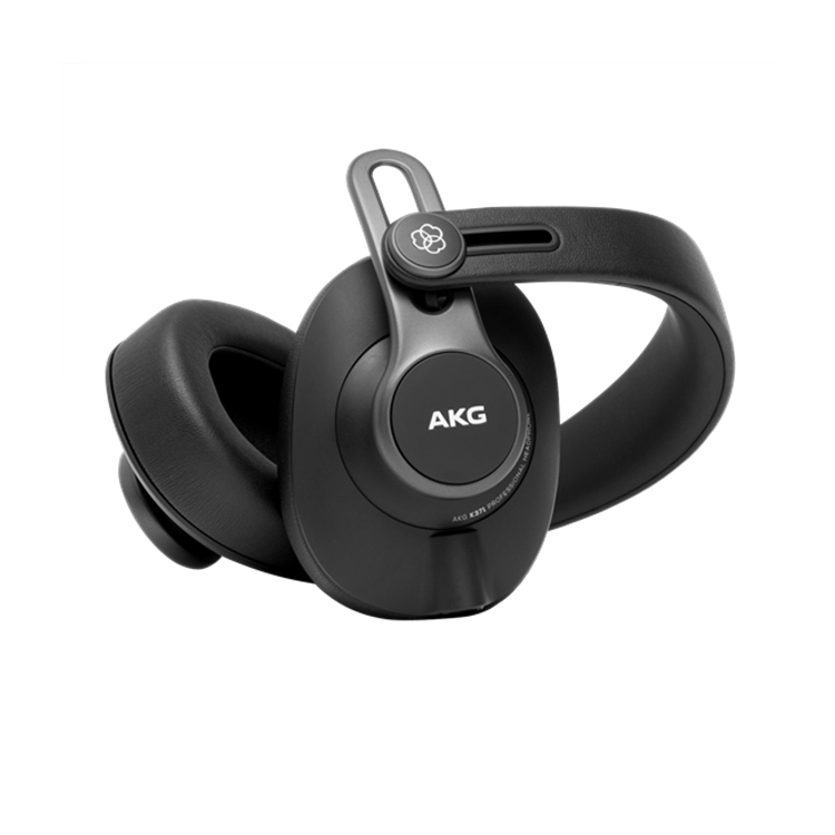 AKG/爱科技K371全封闭头戴式HIFI高保真专业声卡耳返监听有线耳机 - 图0