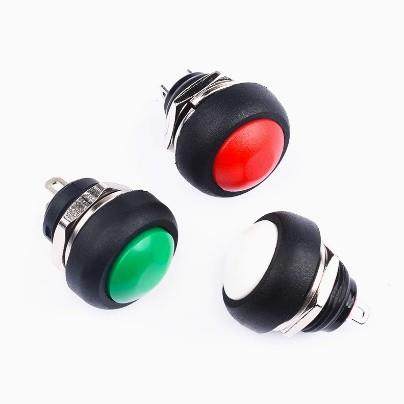 PBS-33B小型防水自复位按钮圆形无锁点动电源按键开关 安装孔12mm,淘宝优惠券,粉丝福利购,淘宝优惠卷