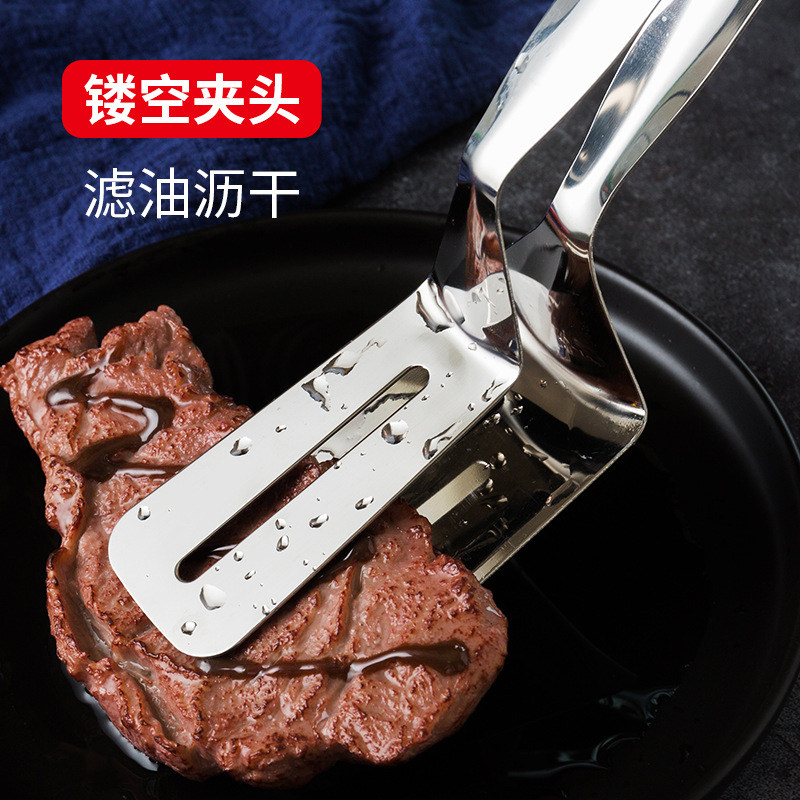 304不锈钢煎鱼夹多用炸鱼铲厨房油炸饼翻饼神器煎牛排煎饼侠煎铲,淘宝优惠券,粉丝福利购,淘宝优惠卷