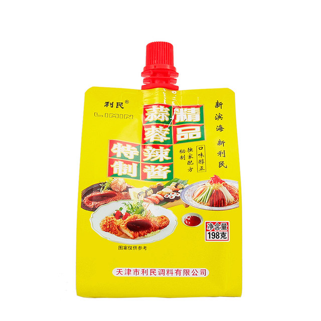 Limin 198g premium special Tianjin garlic chili sauce