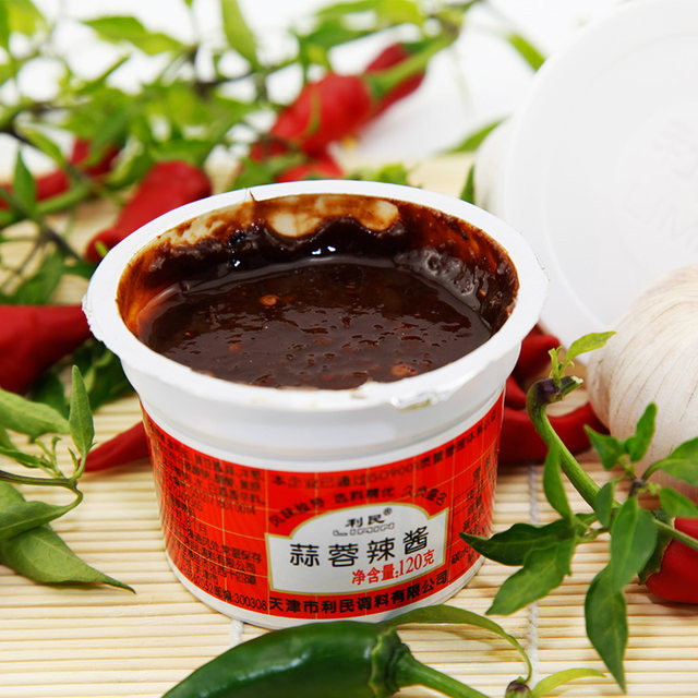 Tianjin Limin garlic chili sauce 120g barbecue rice sauce