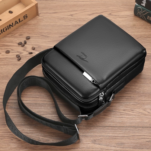 Кожаная сумка на одно плечо, сумка через плечо для отдыха, рюкзак, небольшая сумка, из натуральной кожи, воловья кожа, в корейском стиле