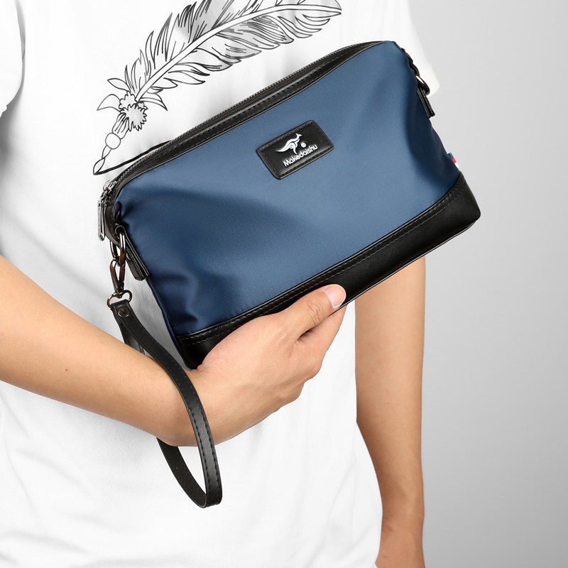 手拿男包潮流斜挎包新款男士休闲单肩包大容量多功能牛津布背包,淘宝优惠券,粉丝福利购,淘宝优惠卷