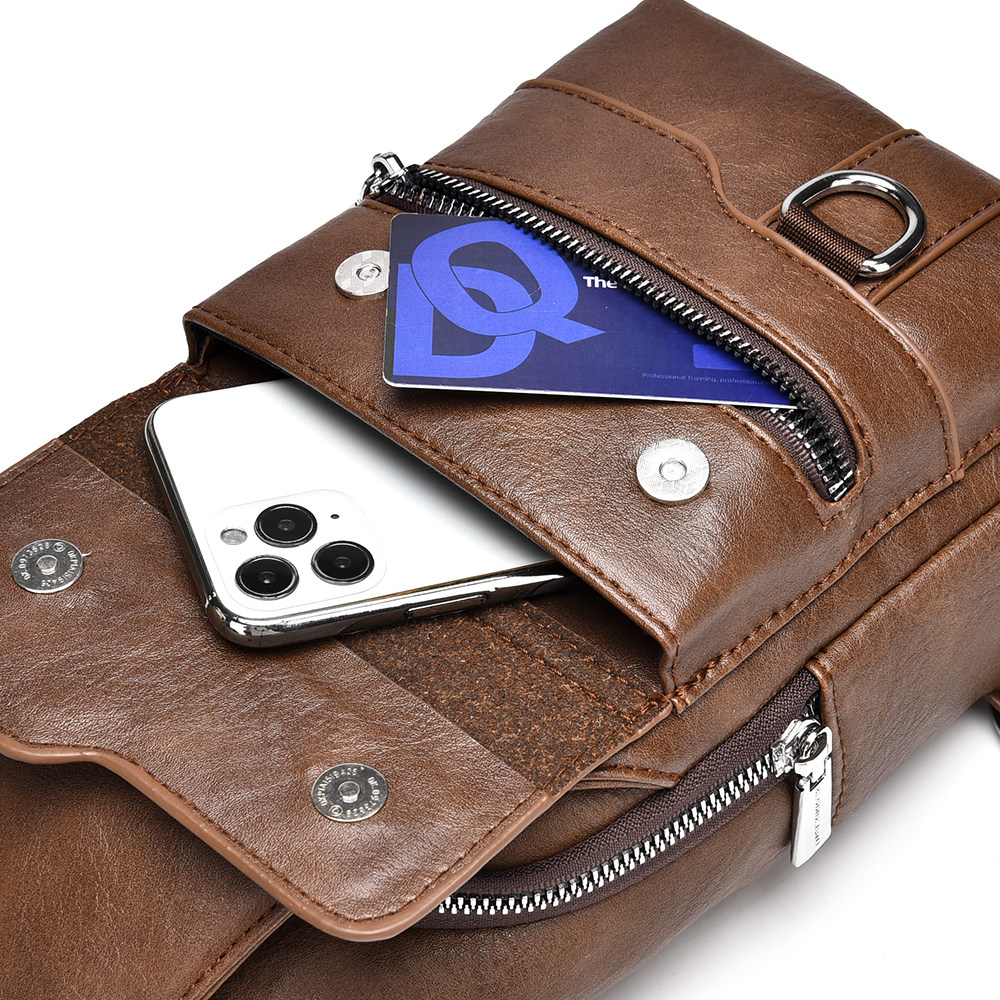 胸包男新款皮包休闲单肩包斜挎包男士包包小包背包挂包斜肩包潮流,淘宝优惠券,粉丝福利购,淘宝优惠卷