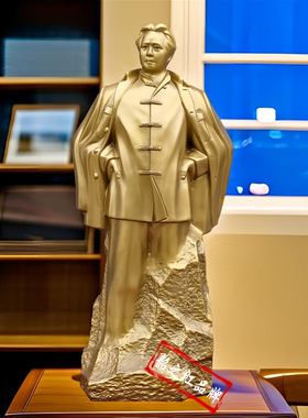 A01真品毛主席铜像伟人青年雕塑全身站像客厅办公室摆件领导礼物