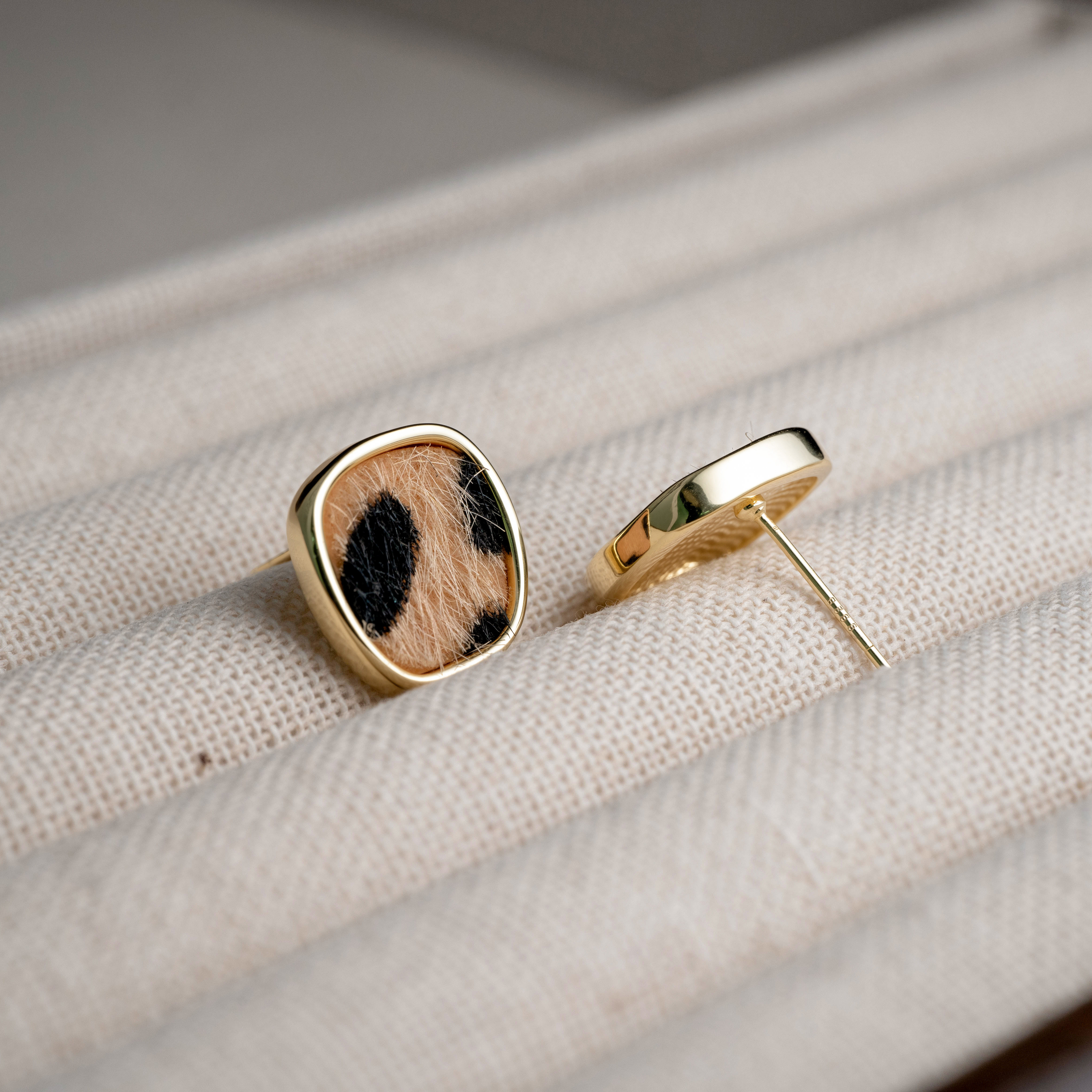 港风复古豹纹几何银针耳环简约高级感秋冬耳饰,淘宝优惠券,粉丝福利购,淘宝优惠卷