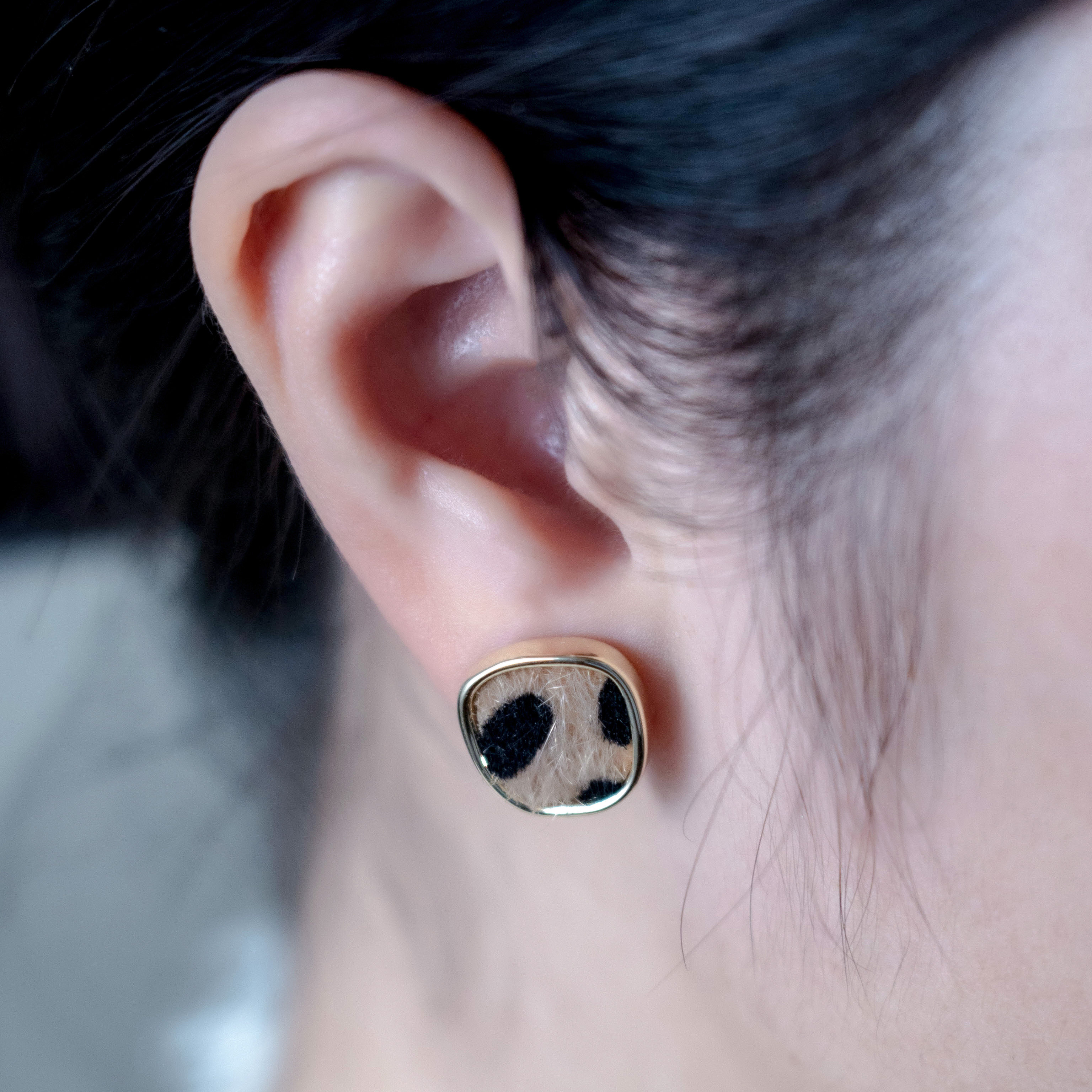 港风复古豹纹几何银针耳环简约高级感秋冬耳饰,淘宝优惠券,粉丝福利购,淘宝优惠卷