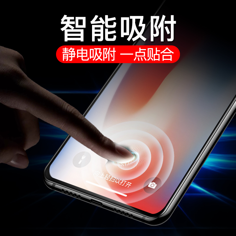 适用iPhoneX钢化膜苹果11防窥膜pro全屏iphonex11Promax蓝光iphon-图3