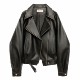 2025年新品复古PU皮衣外套女春秋韩系小个子时尚百塔显瘦机车皮短