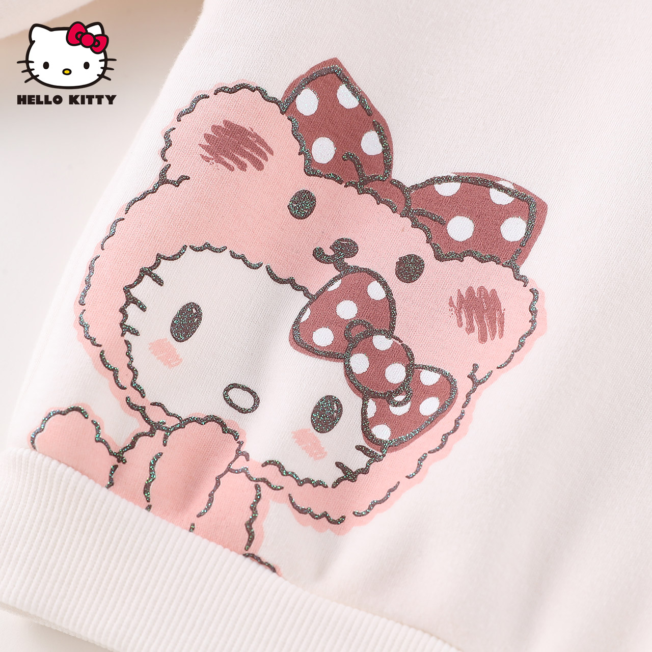 hellokitty童装女童套装秋冬加绒 hellokitty贝贝帕克套装