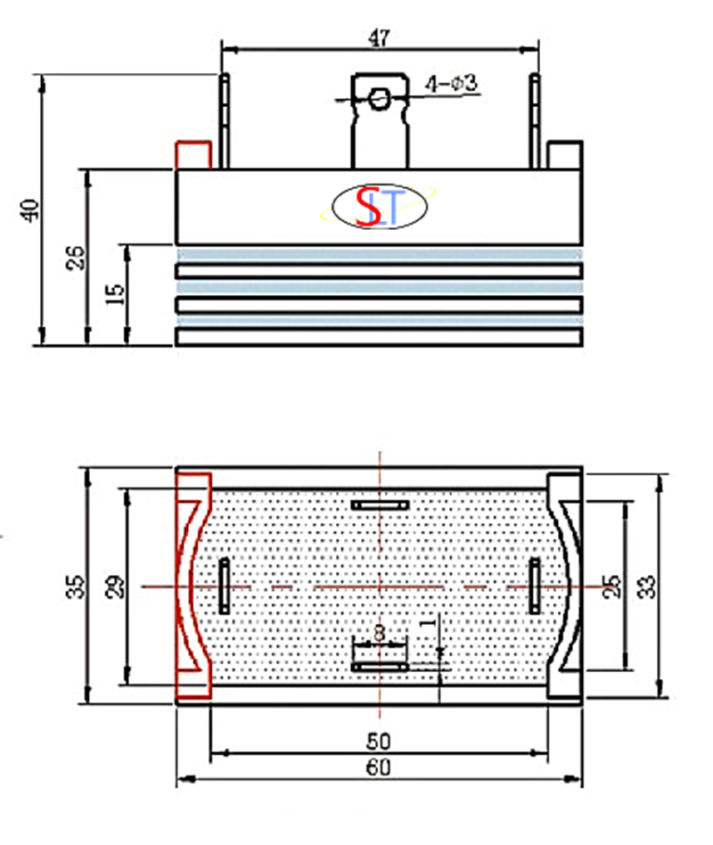 全系列QL50A 桥堆 单相四脚整流桥堆 QL5010A/1000V 带散热器20A - 图0