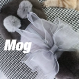 MOG ПЭТ ТРУЖНАЯ Одежда из веревки и скользите по четыре сезона Universal Bow Puppies Pink Pink