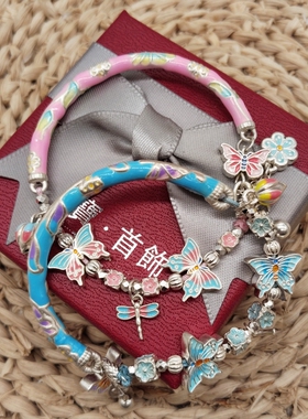 s925纯银手链女款水晶海洋之心