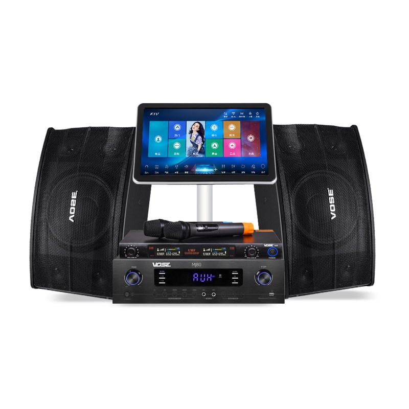 vose vsk-100家庭ktv音响套装家用 voseKTV/卡拉OK音箱