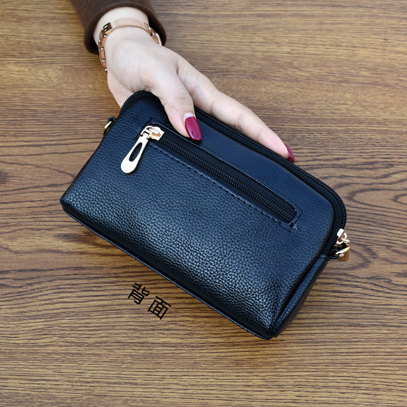 千色变潮包店女包新款手拿斜跨包时尚手机包迷你贝壳包零钱包两用小包包潮1