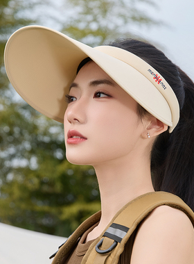 户外登山女士空顶帽upf50+高品质